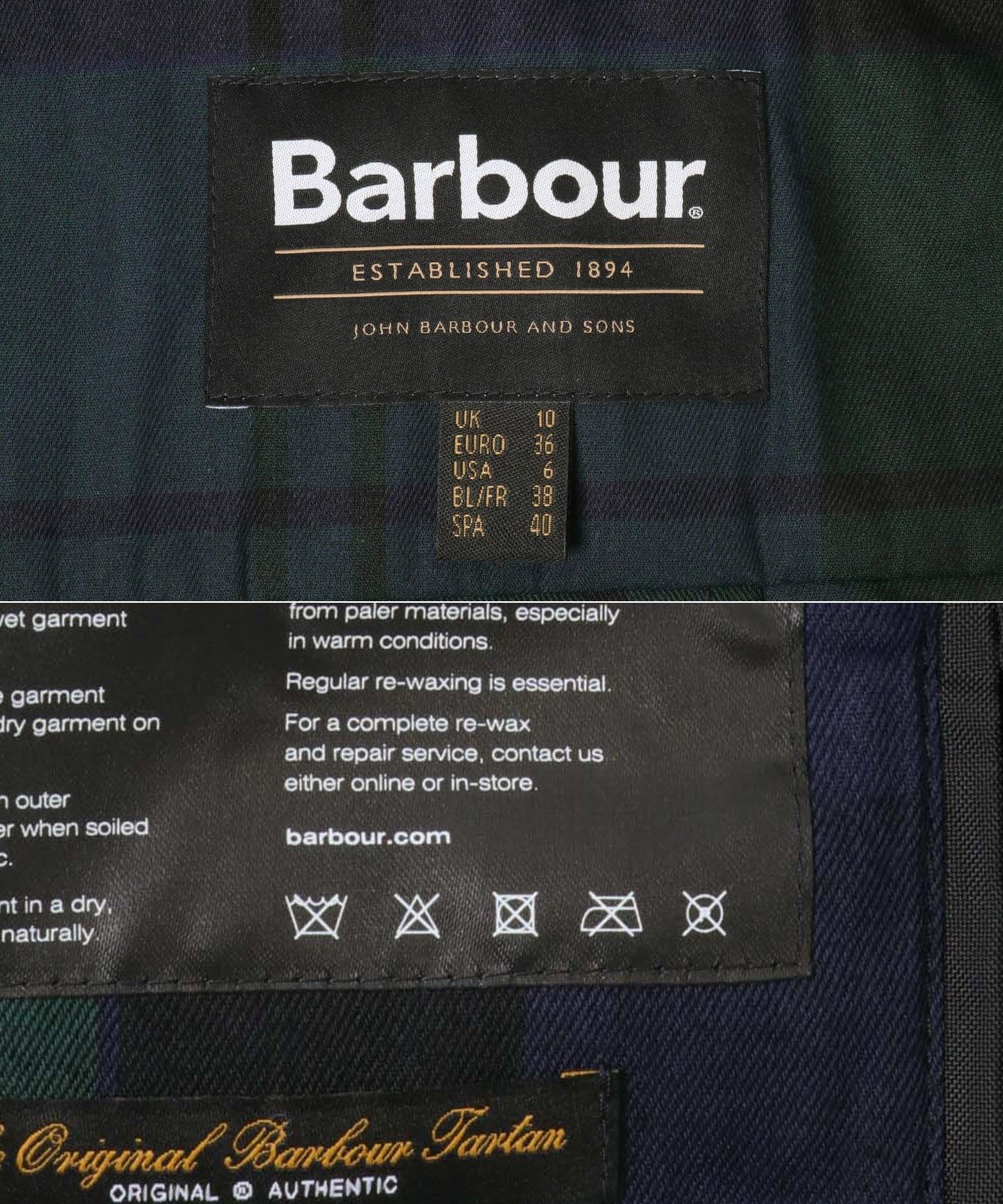 Barbour 棉質蠟染夾克