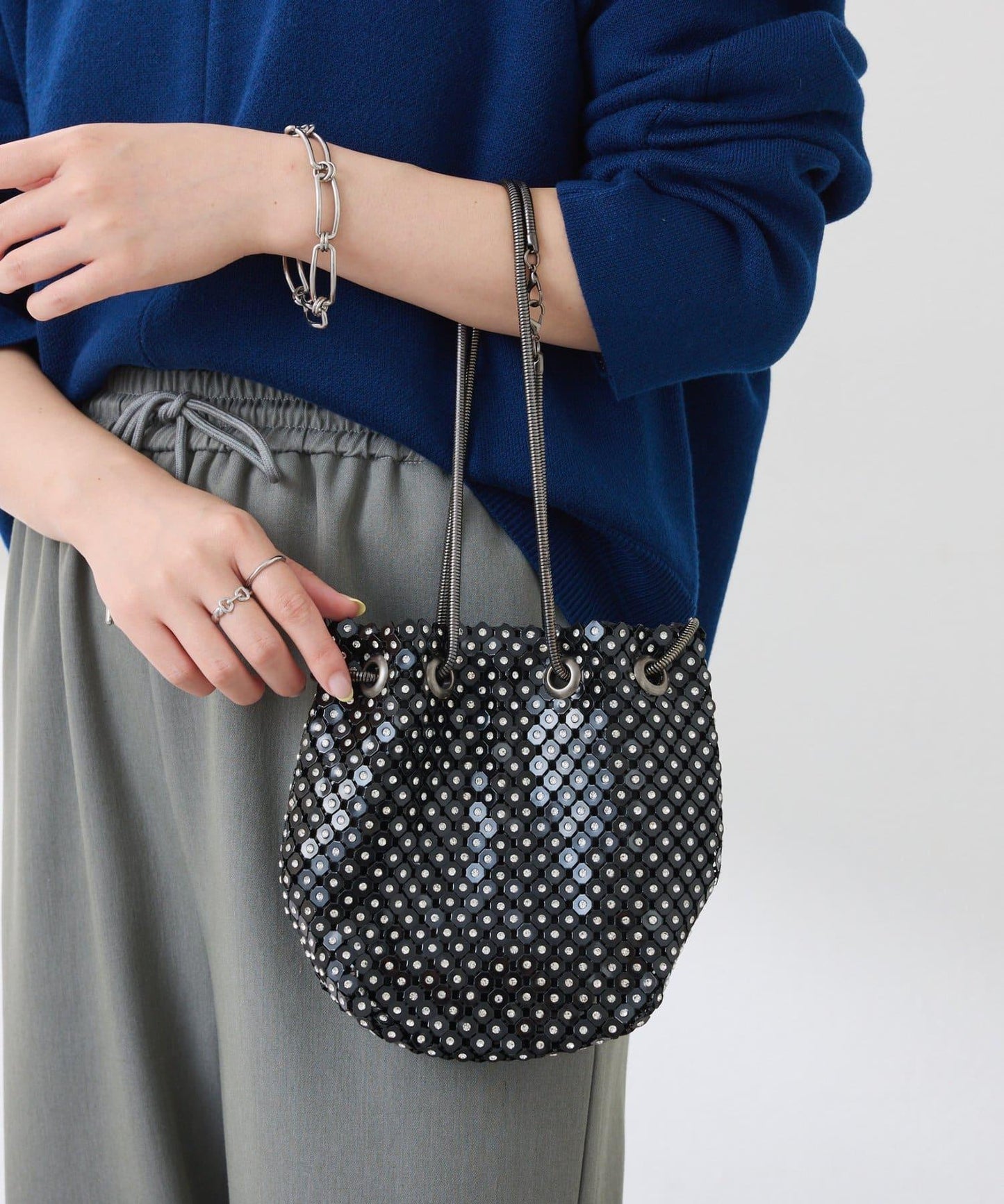 【PAPILLONNER/パピヨネ】亮片迷你包/宴會用