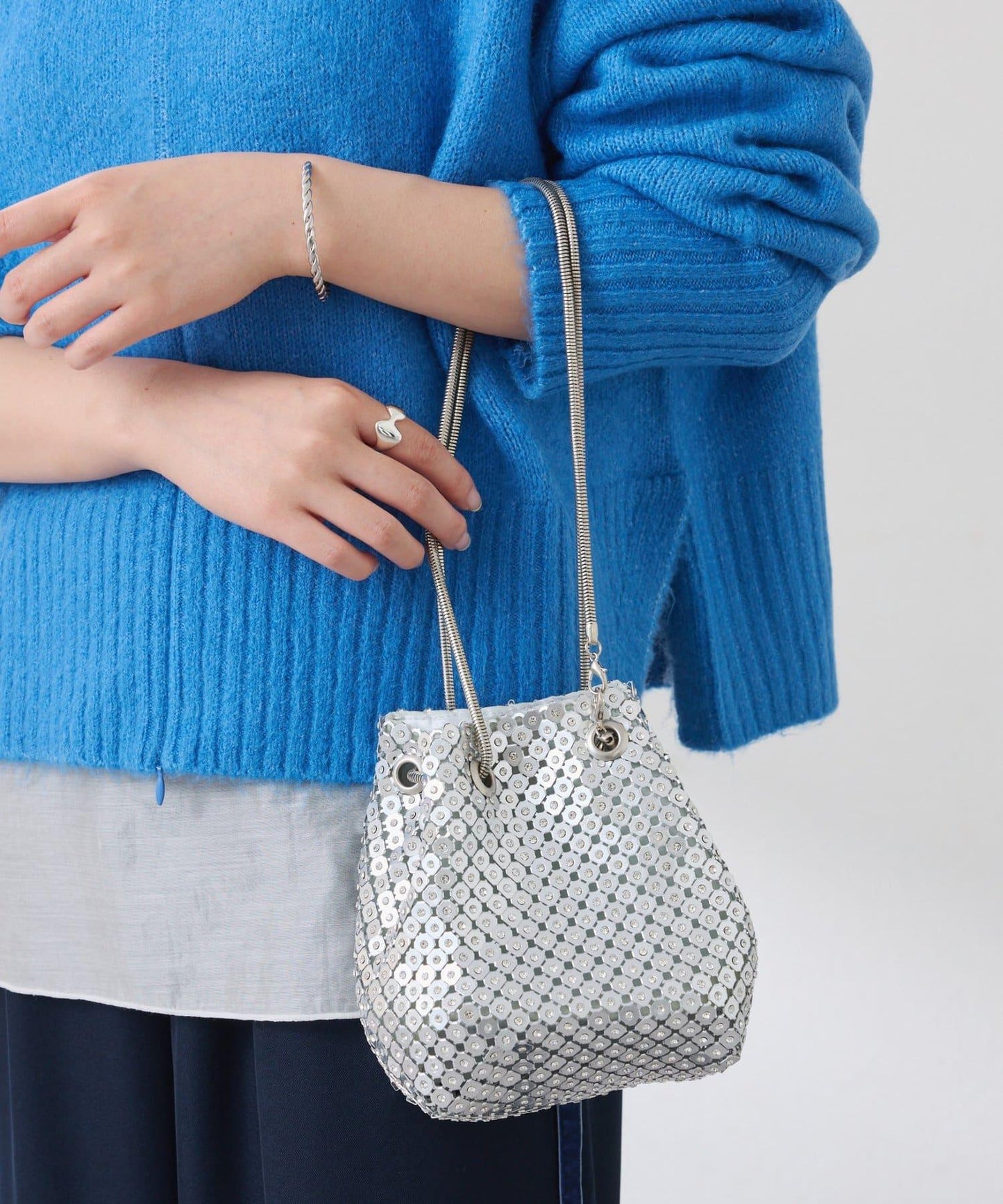 【PAPILLONNER/パピヨネ】亮片迷你包/宴會用