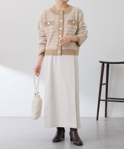 【可調節腰圍】側邊腰帶修身半身裙