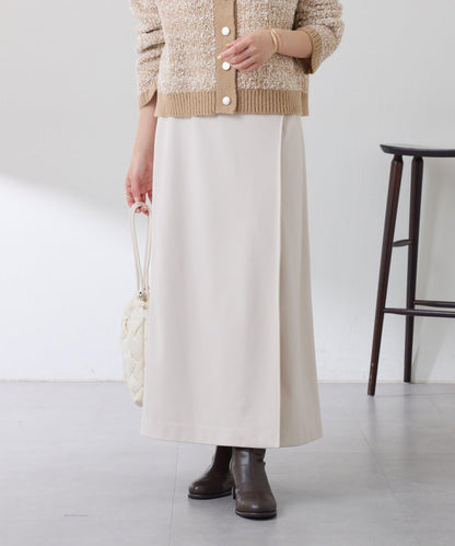 【可調節腰圍】側邊腰帶修身半身裙