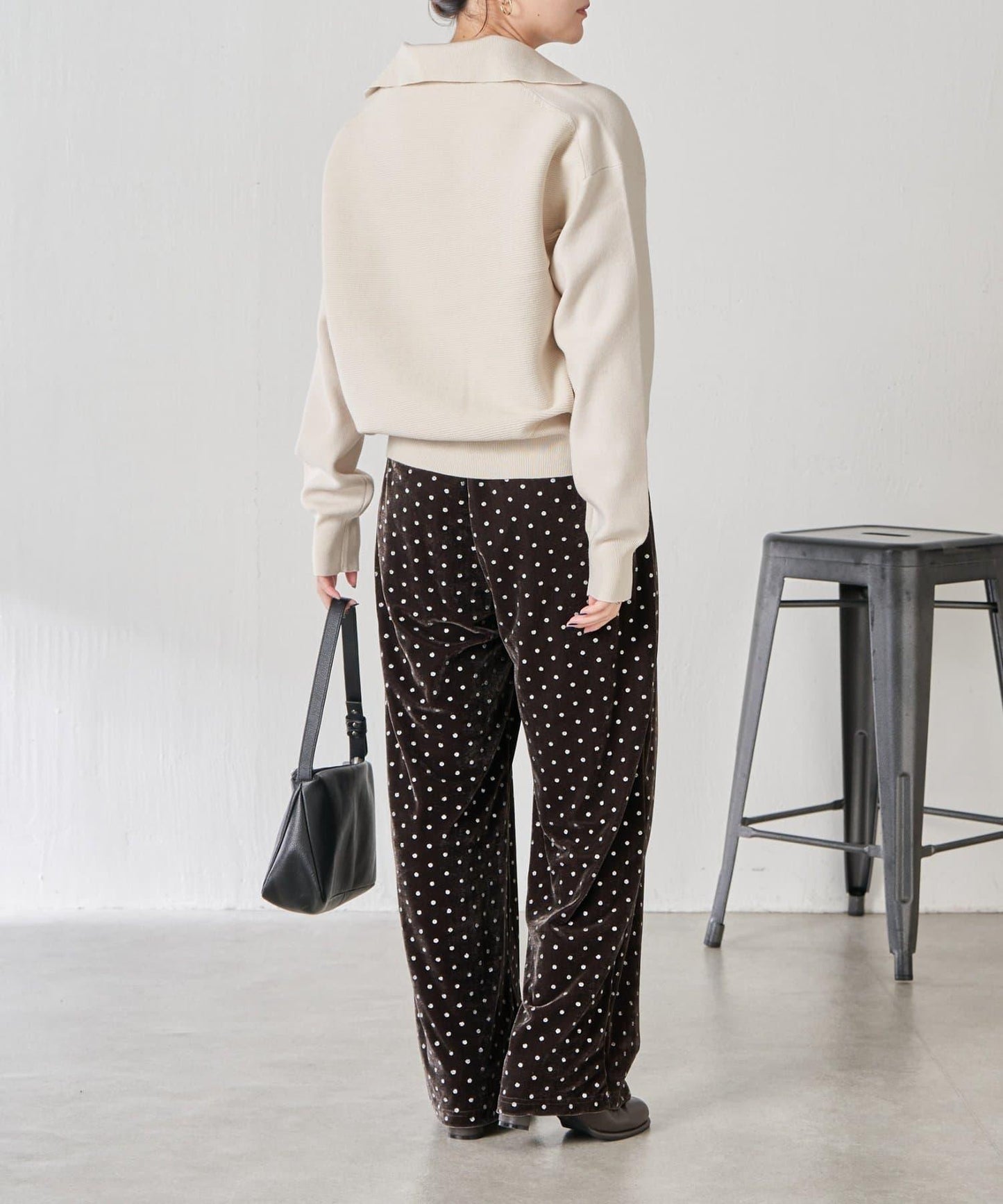 亮片波點天鵝絨吊帶套裝