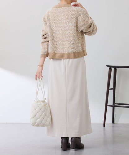 【可調節腰圍】側邊腰帶修身半身裙