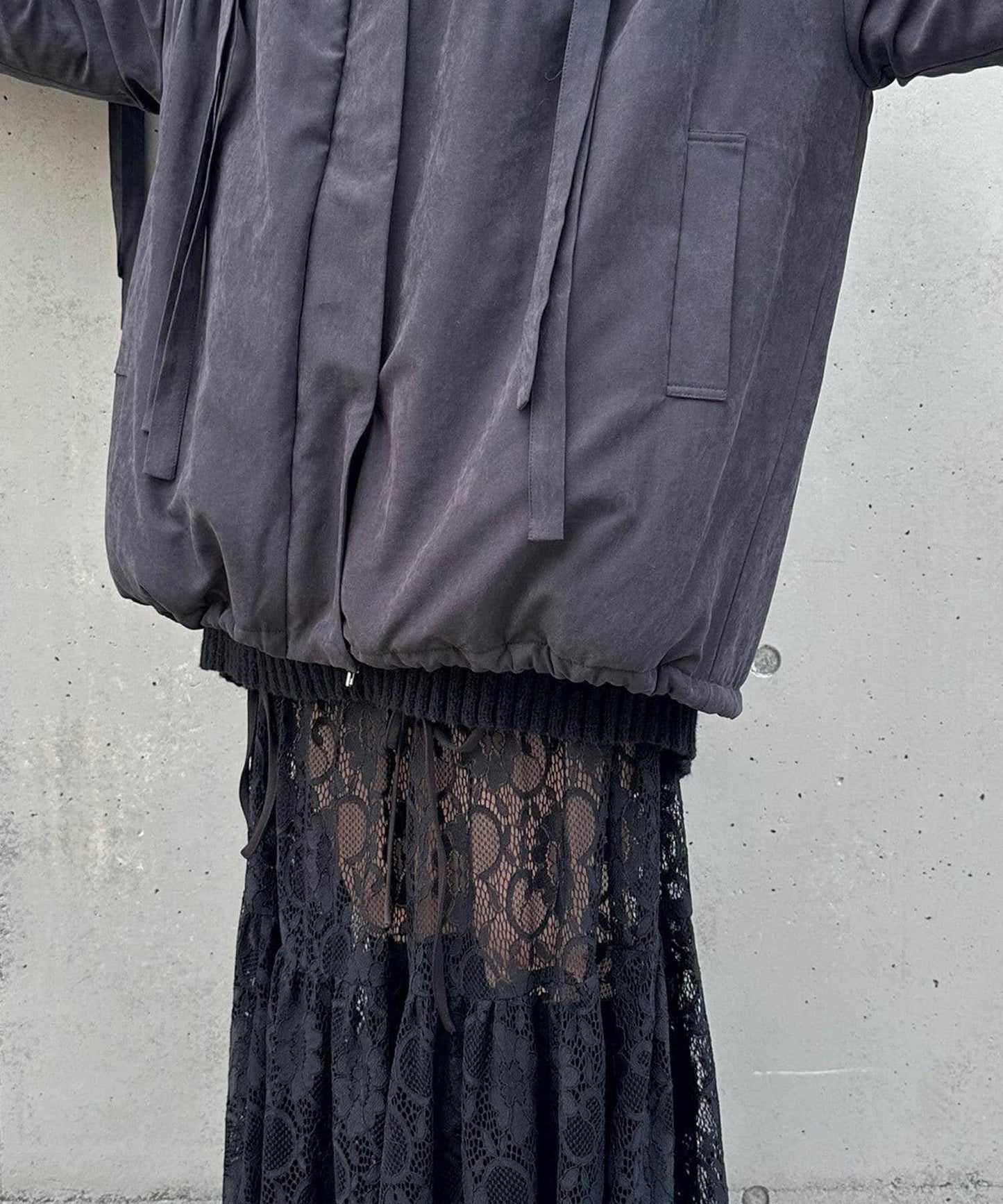 【Mavie..7】抽褶加棉短夾克