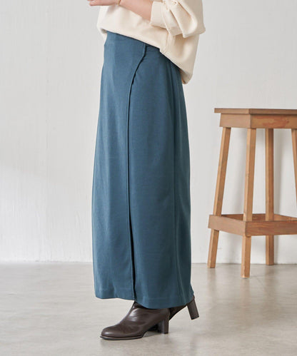 【可調節腰圍】側邊腰帶修身半身裙