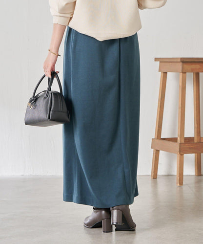 【可調節腰圍】側邊腰帶修身半身裙