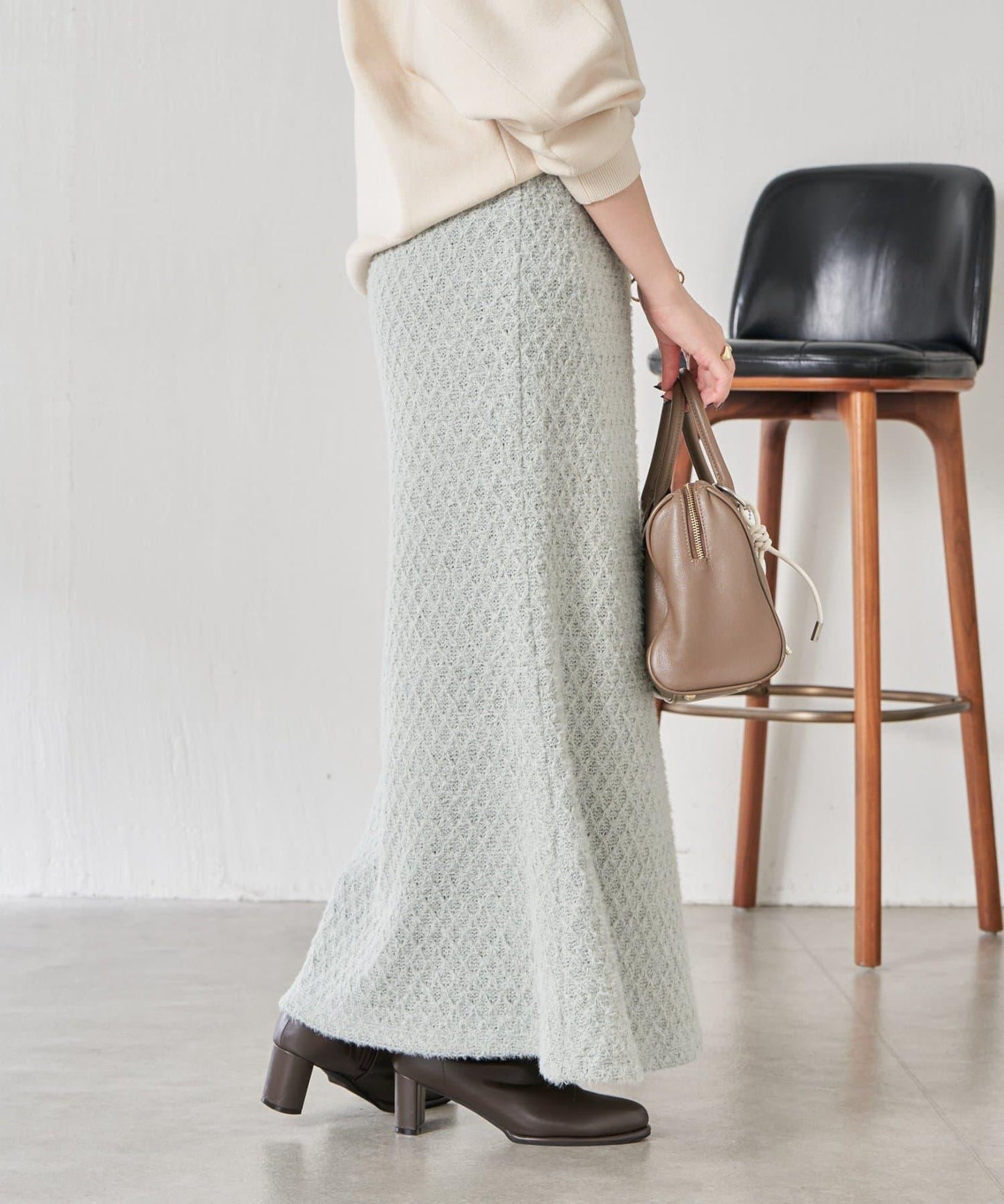 【不顯身材曲線】魚尾長裙