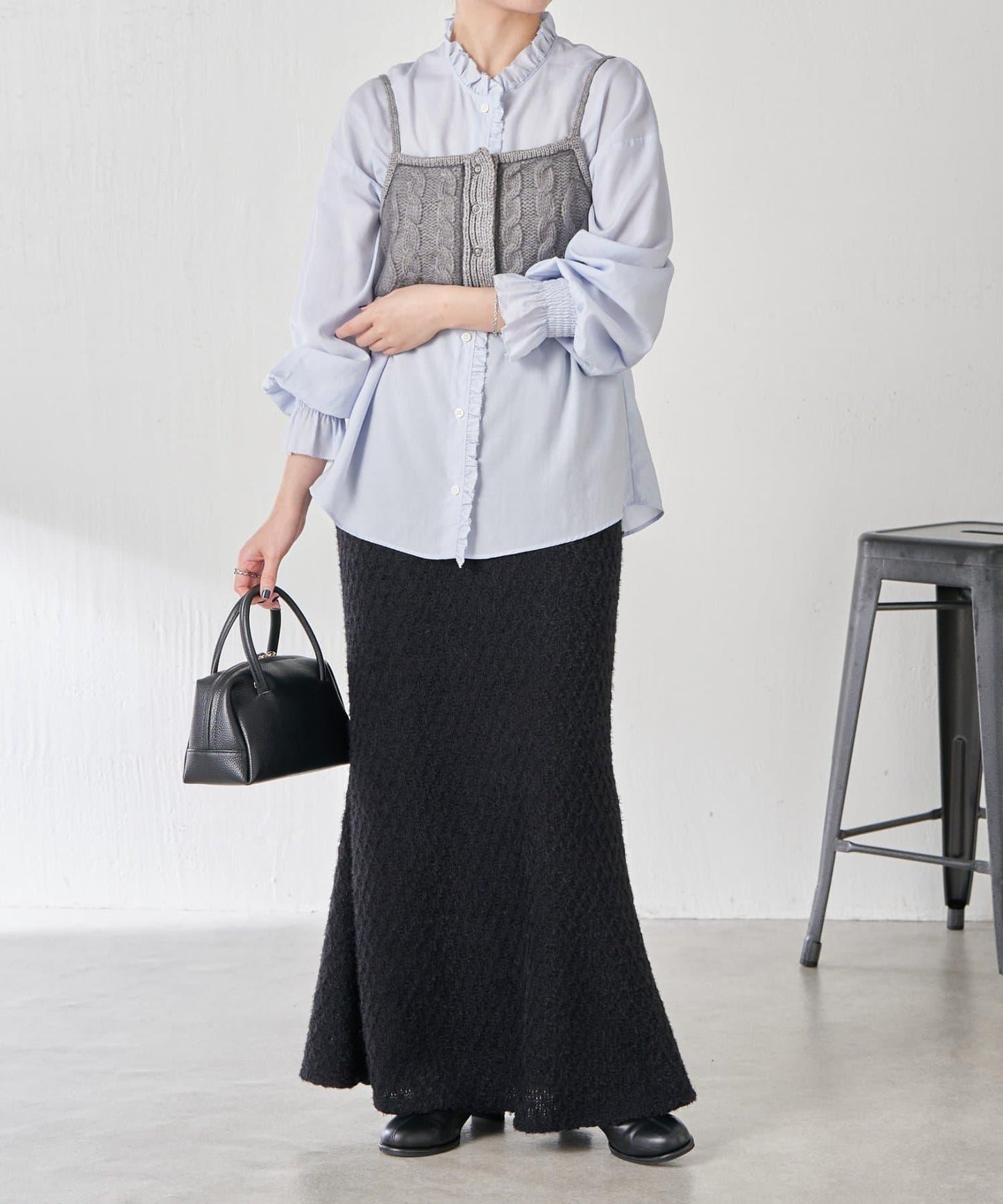 【不顯身材曲線】魚尾長裙