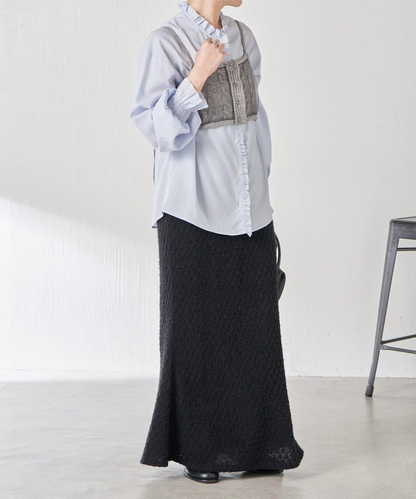 【不顯身材曲線】魚尾長裙