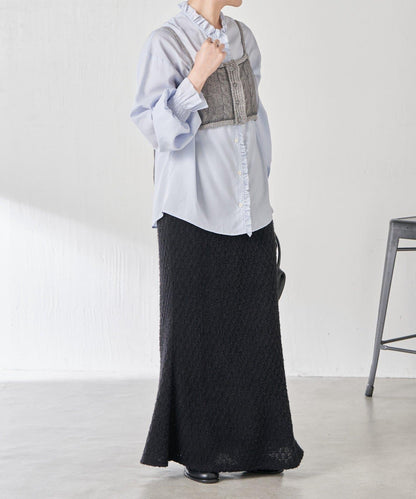 【不顯身材曲線】魚尾長裙