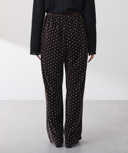 亮片波點天鵝絨吊帶套裝