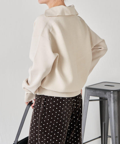 【領口可拆卸】開領針織開衫