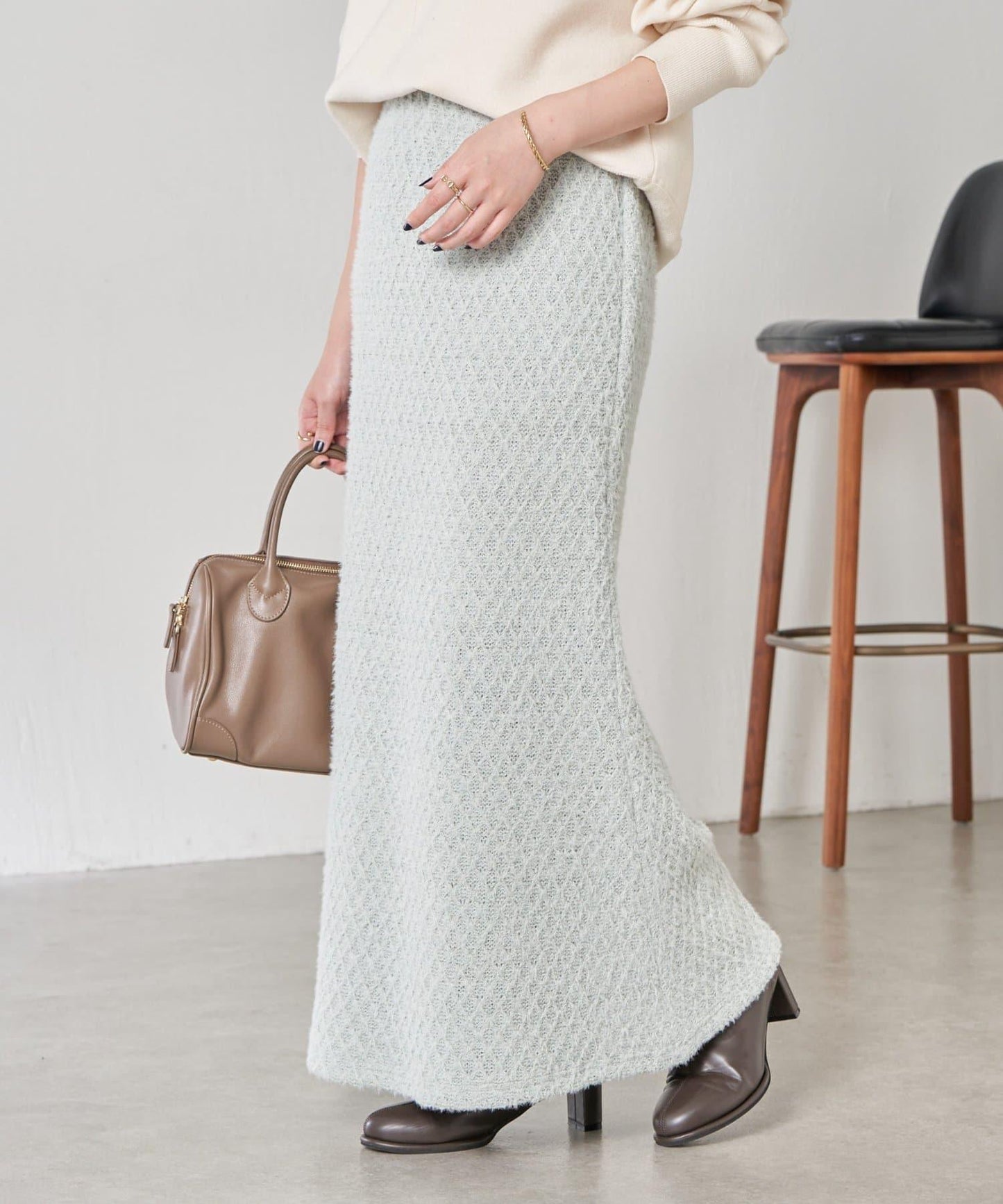 【不顯身材曲線】魚尾長裙