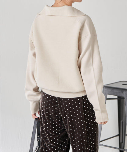 【領口可拆卸】開領針織開衫