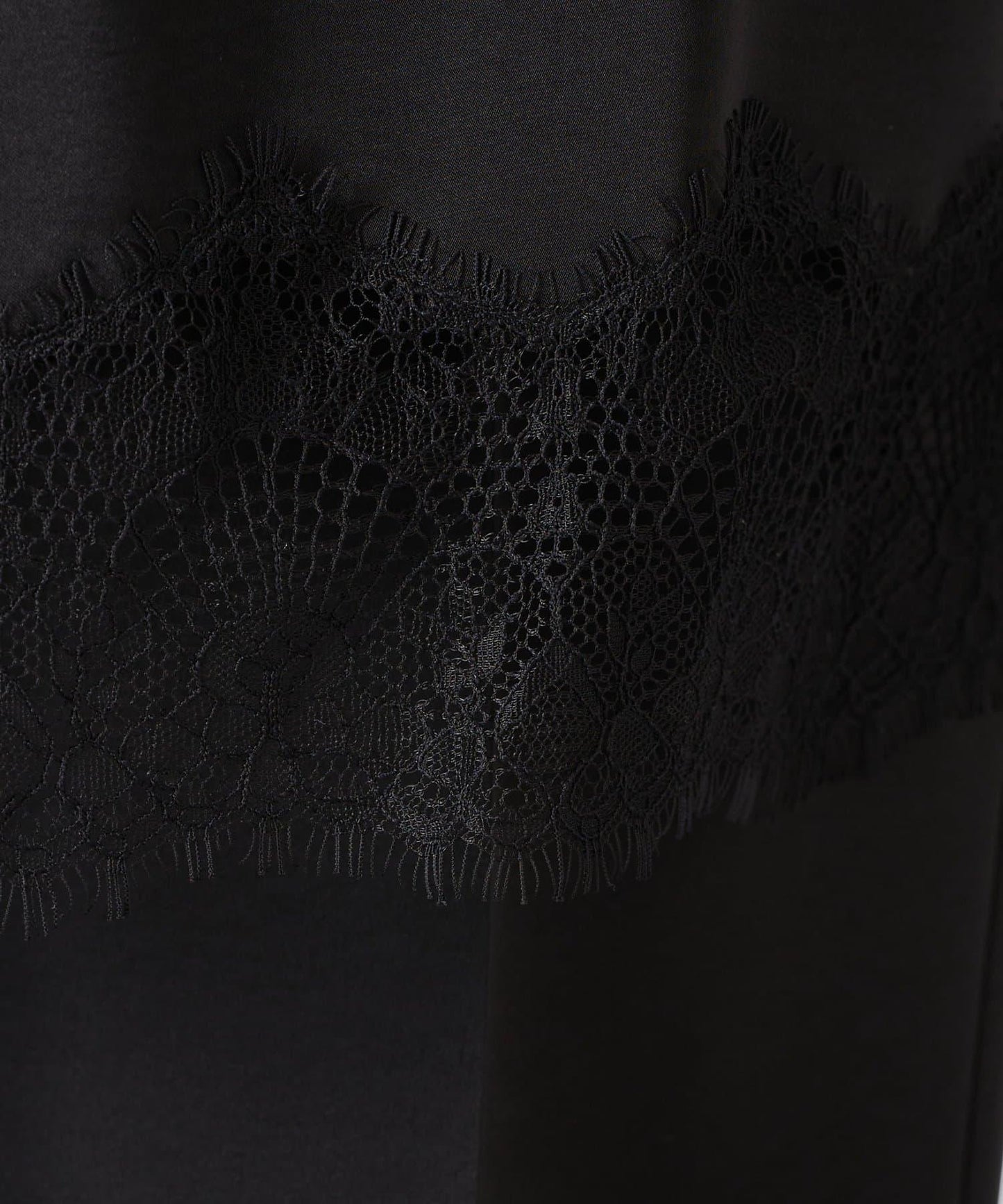 【套裝商品】緞面蕾絲疊穿長褲/疊穿