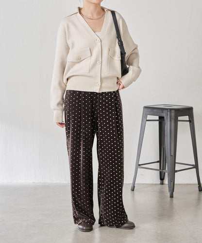 【領口可拆卸】開領針織開衫