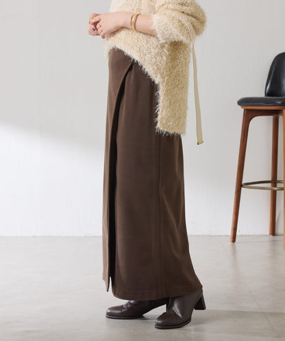 【可調節腰圍】側邊腰帶修身半身裙