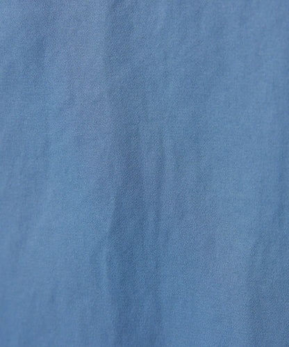 異材質拼接半拉鍊連衣裙