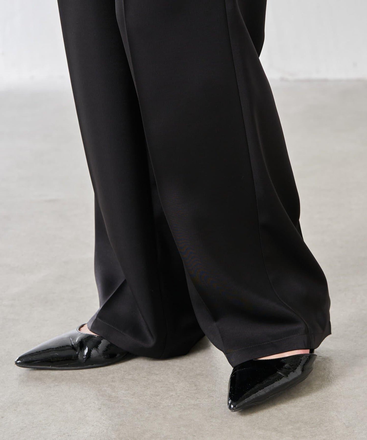 【套裝商品】緞面蕾絲疊穿長褲/疊穿