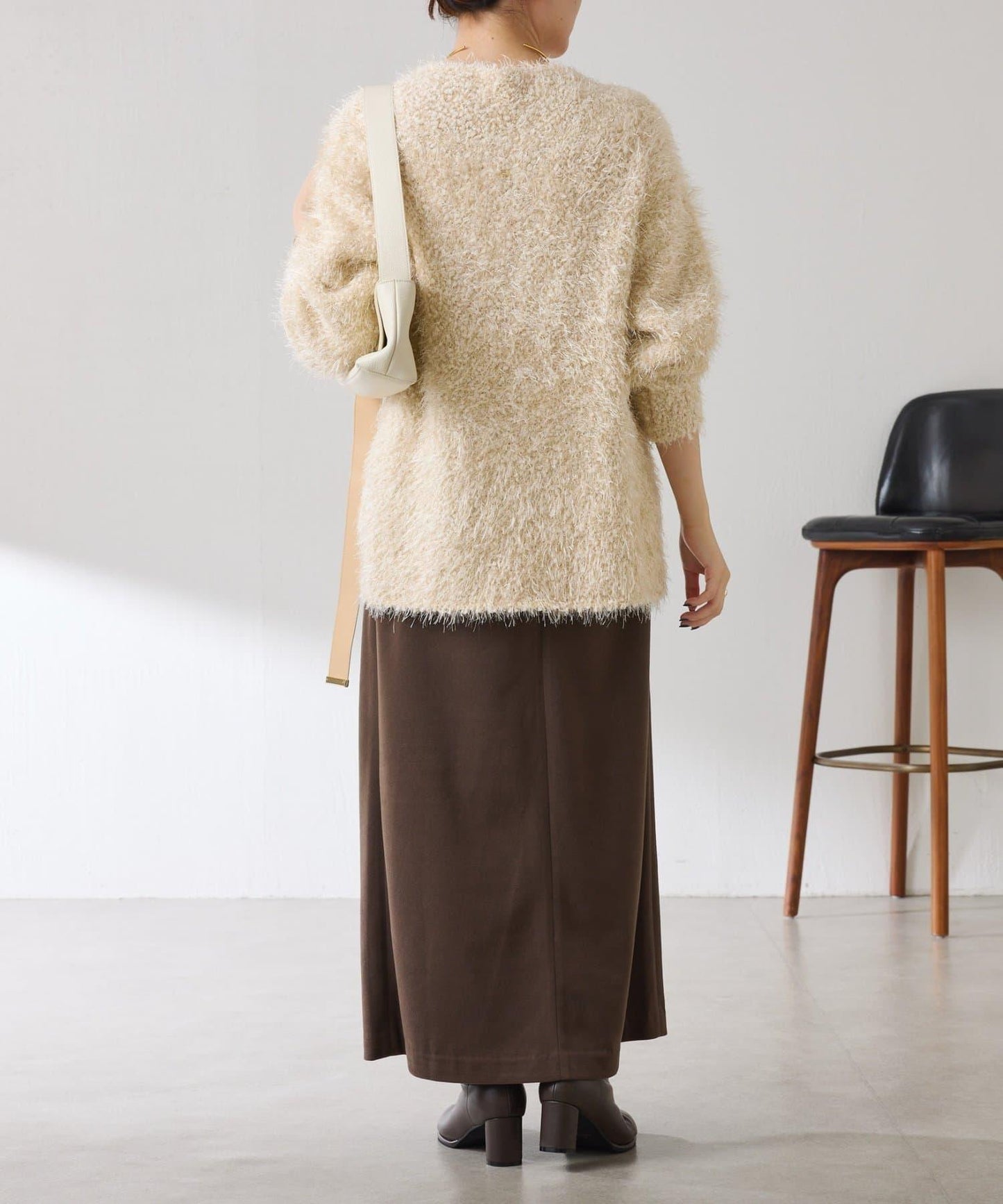 【可調節腰圍】側邊腰帶修身半身裙