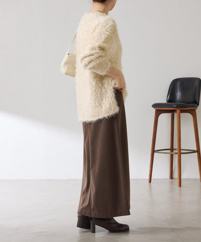 【可調節腰圍】側邊腰帶修身半身裙