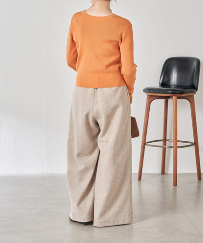 【前後兩穿】條紋紐扣修身開衫