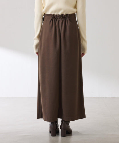 【可調節腰圍】側邊腰帶修身半身裙