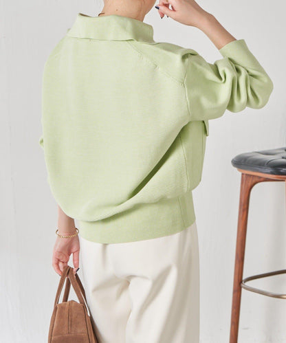 【領口可拆卸】開領針織開衫