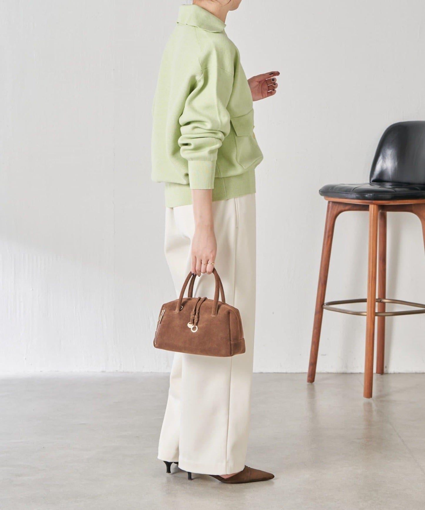 【領口可拆卸】開領針織開衫