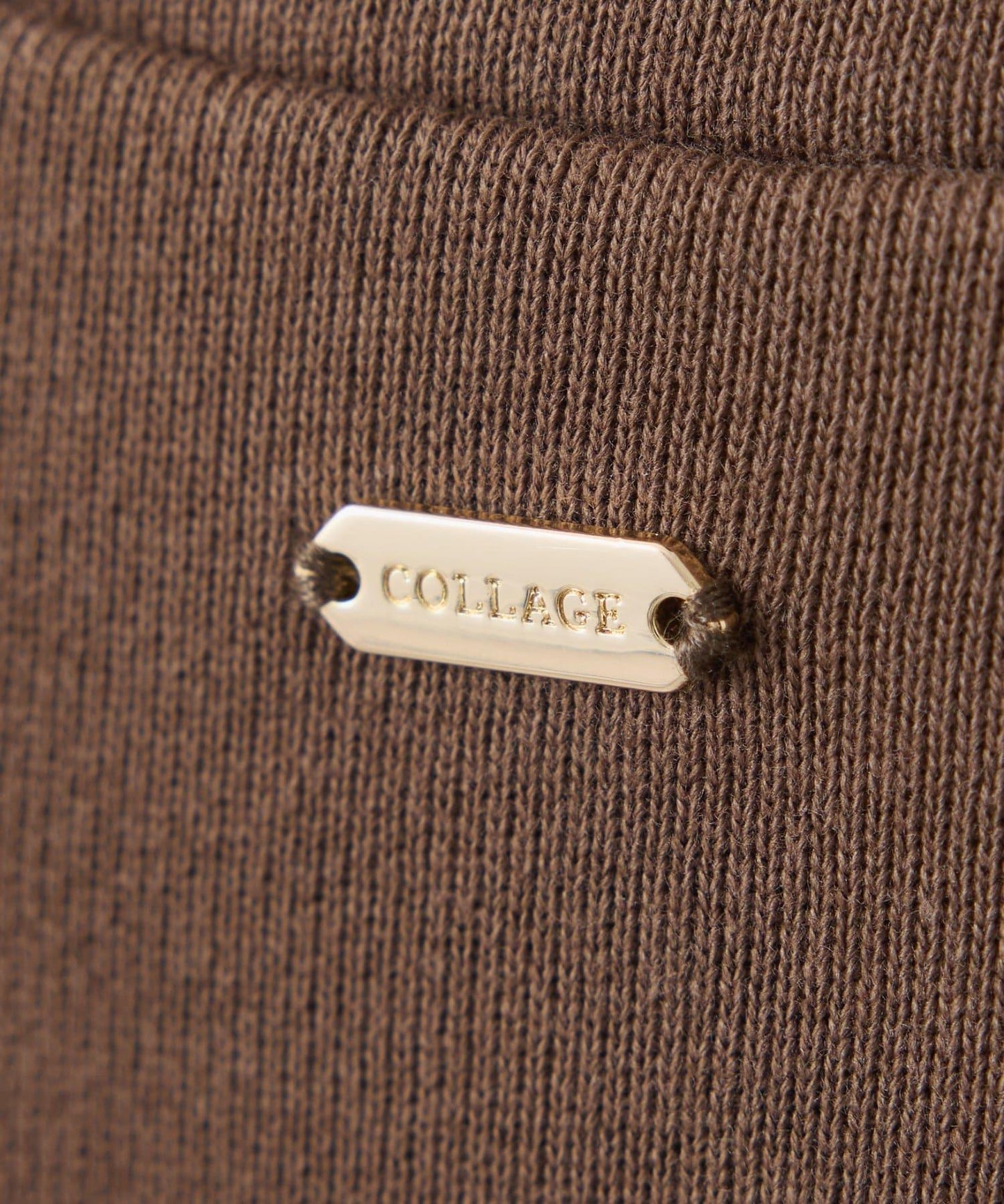 異材質拼接半拉鍊連衣裙