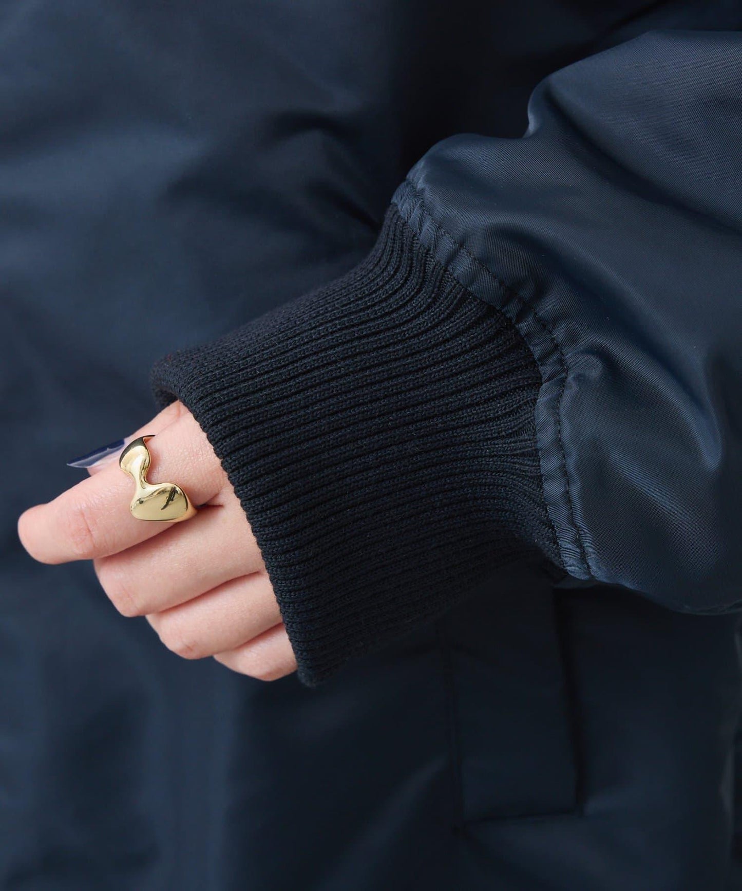 拼接MA-1飛行夾克