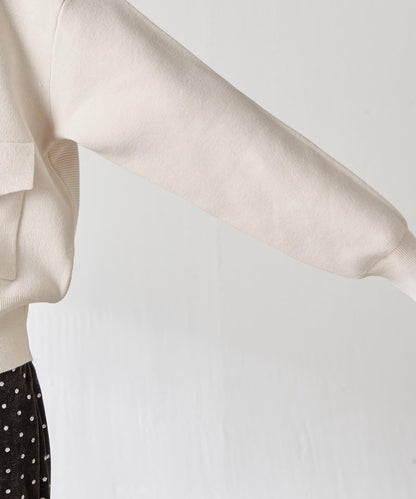 【領口可拆卸】開領針織開衫