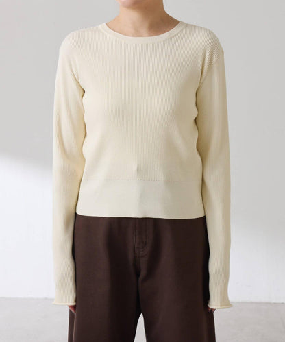 【前後兩穿】條紋紐扣修身開衫