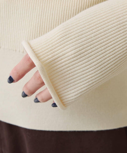 【前後兩穿】條紋紐扣修身開衫