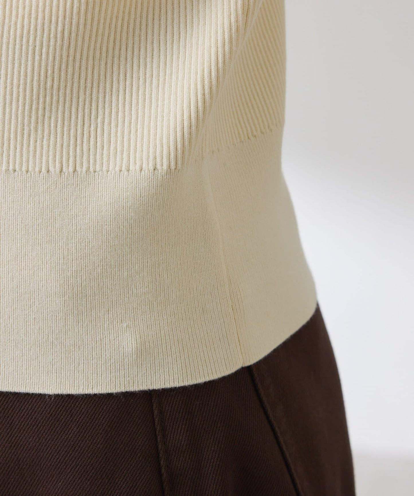 【前後兩穿】條紋紐扣修身開衫