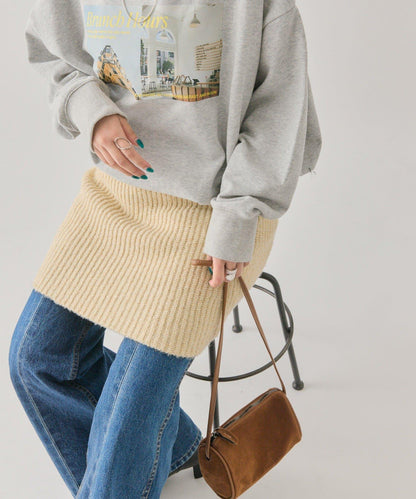 亮片針織半身裙