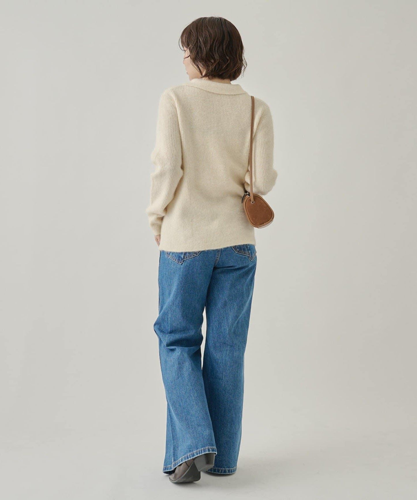 帶束身胸衣雙拉鍊開衫