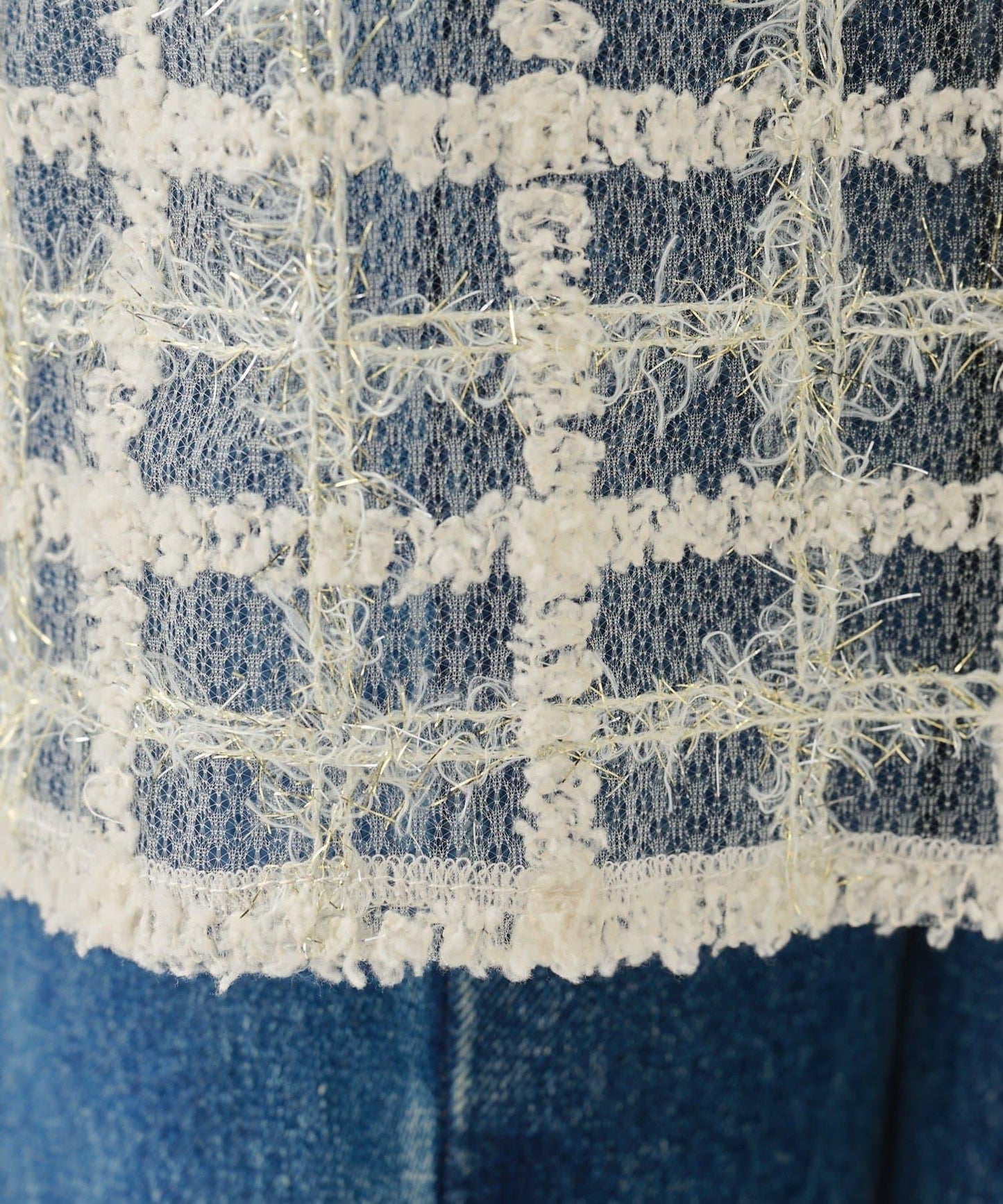 亮片粗花呢吊帶背心裙