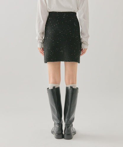 亮片針織半身裙