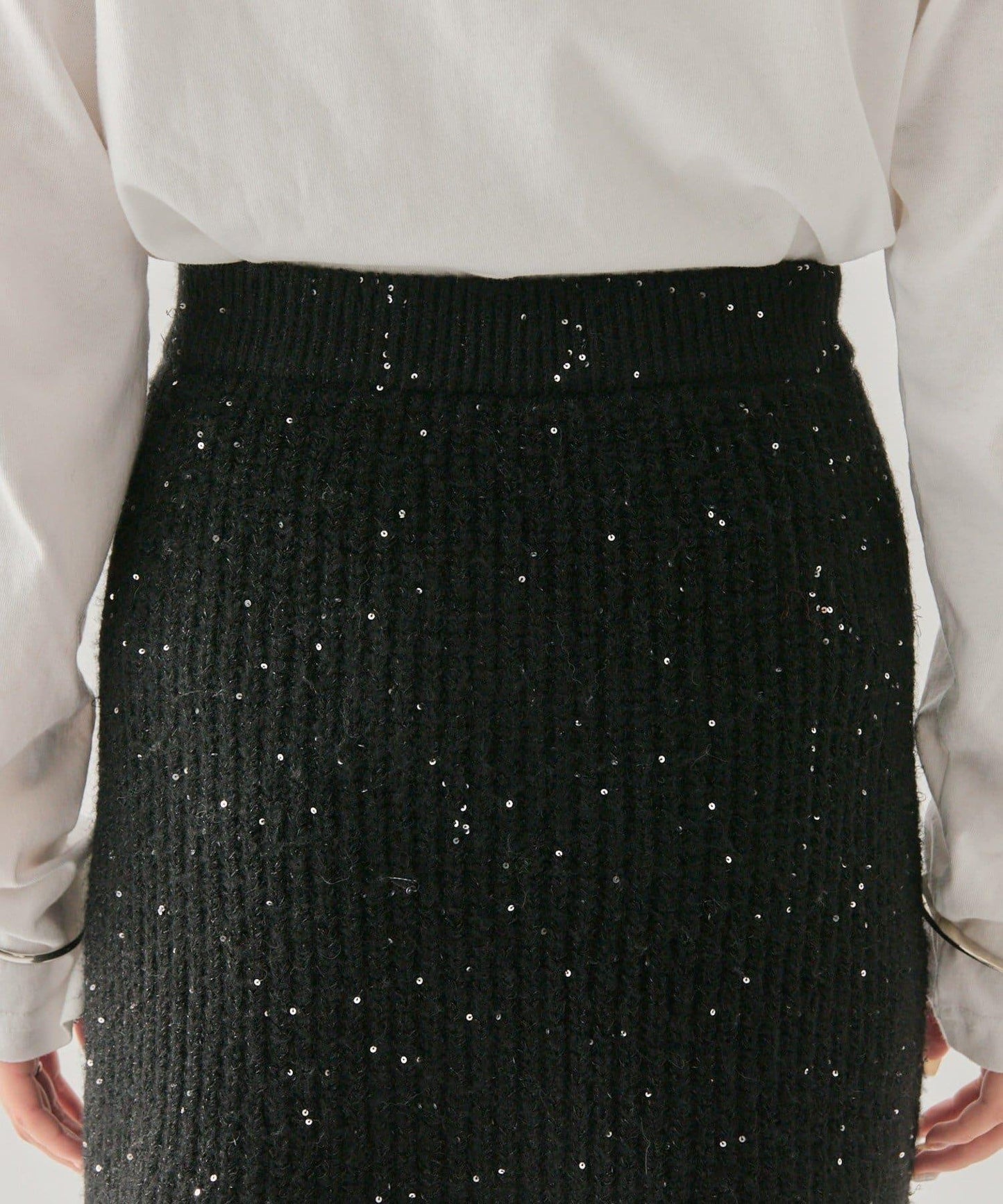 亮片針織半身裙