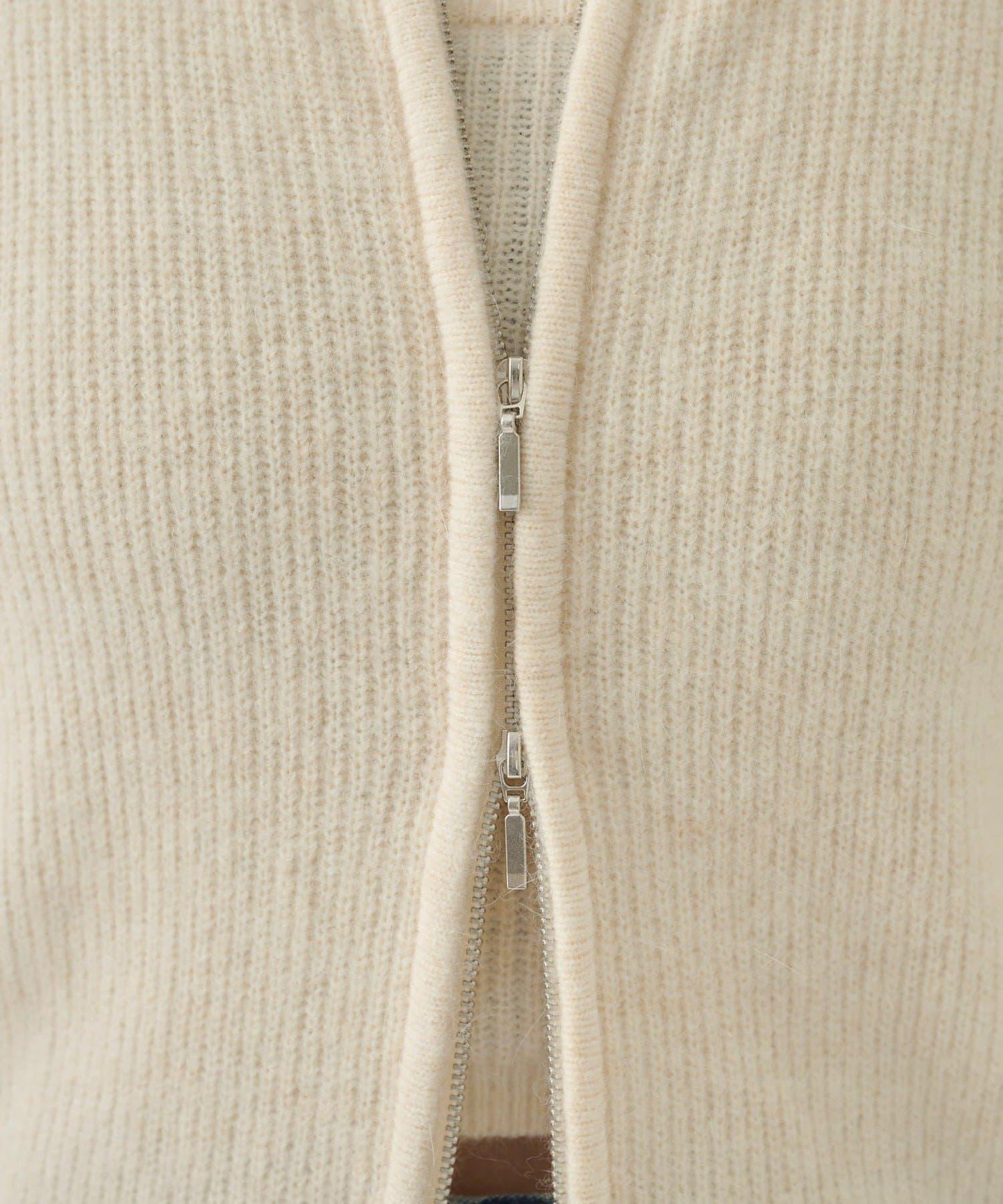 帶束身胸衣雙拉鍊開衫