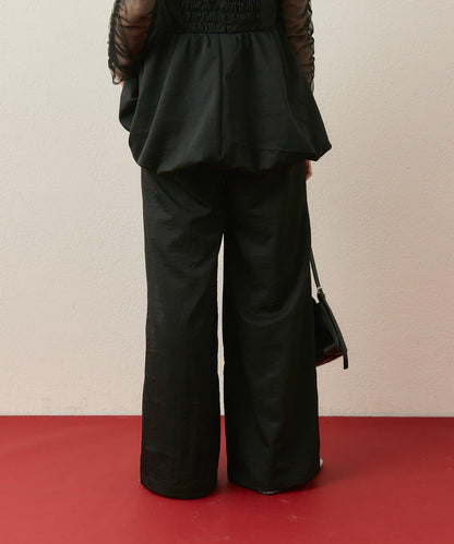 ≪10/20 12:00開始!≫【@aoiikegaya企劃】網紗拼接荷葉邊套裝