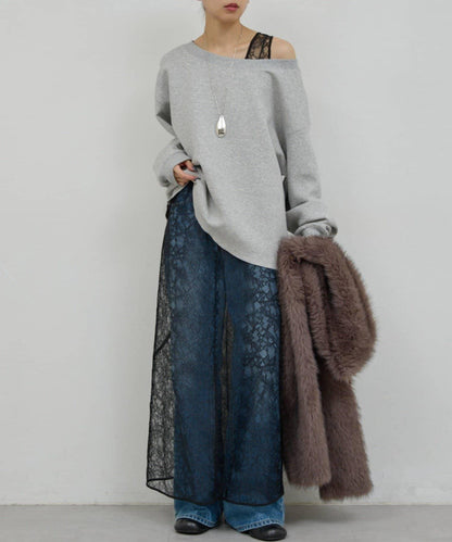 【近期開始】【加一件更顯華麗】【前後兩穿】蕾絲連衣裙