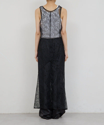 【近期開始】【加一件更顯華麗】【前後兩穿】蕾絲連衣裙