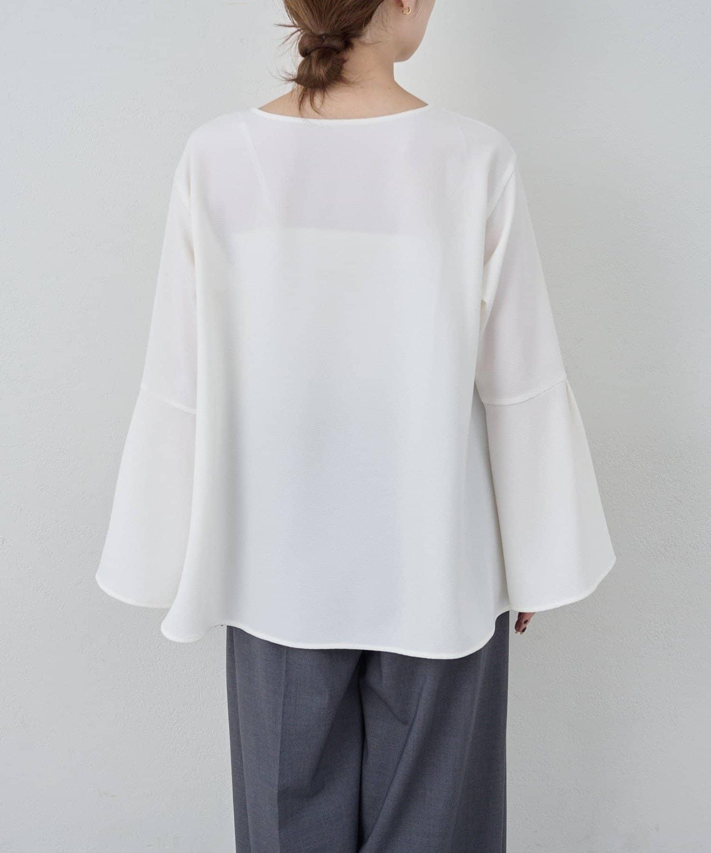 【近日開始】【前後兩穿】喬其紗喇叭袖