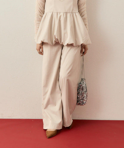 ≪10/20 12:00開始!≫【@aoiikegaya企劃】網紗拼接荷葉邊套裝