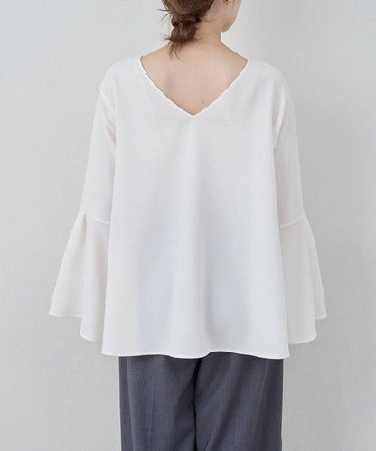 【近日開始】【前後兩穿】喬其紗喇叭袖