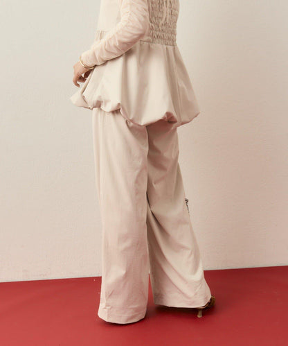 ≪10/20 12:00開始!≫【@aoiikegaya企劃】網紗拼接荷葉邊套裝