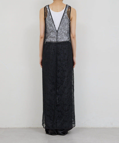 【近期開始】【加一件更顯華麗】【前後兩穿】蕾絲連衣裙