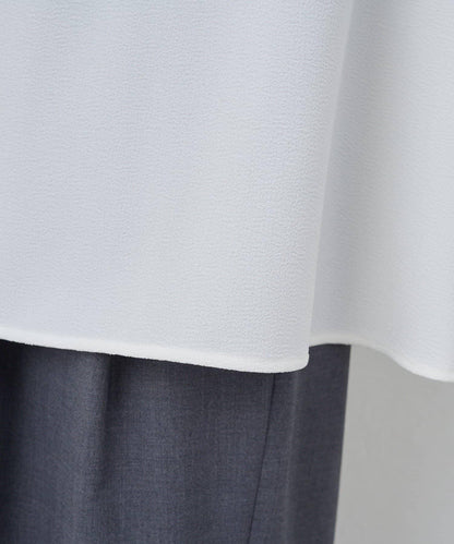 【近日開始】【前後兩穿】喬其紗喇叭袖